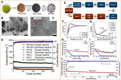 Biomass-Based Silicon and Carbon for Lithium-Ion Battery Anodes